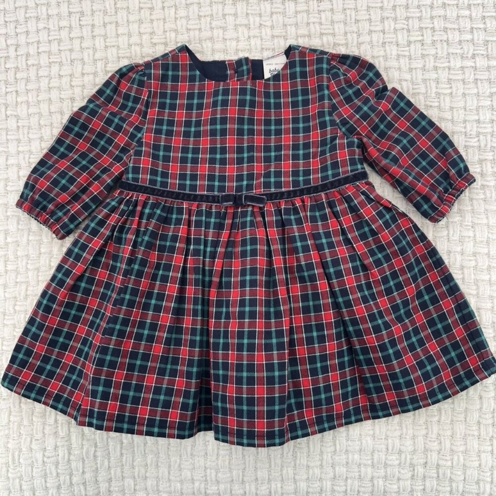 Baby B'gosh Festive Plaid Dress